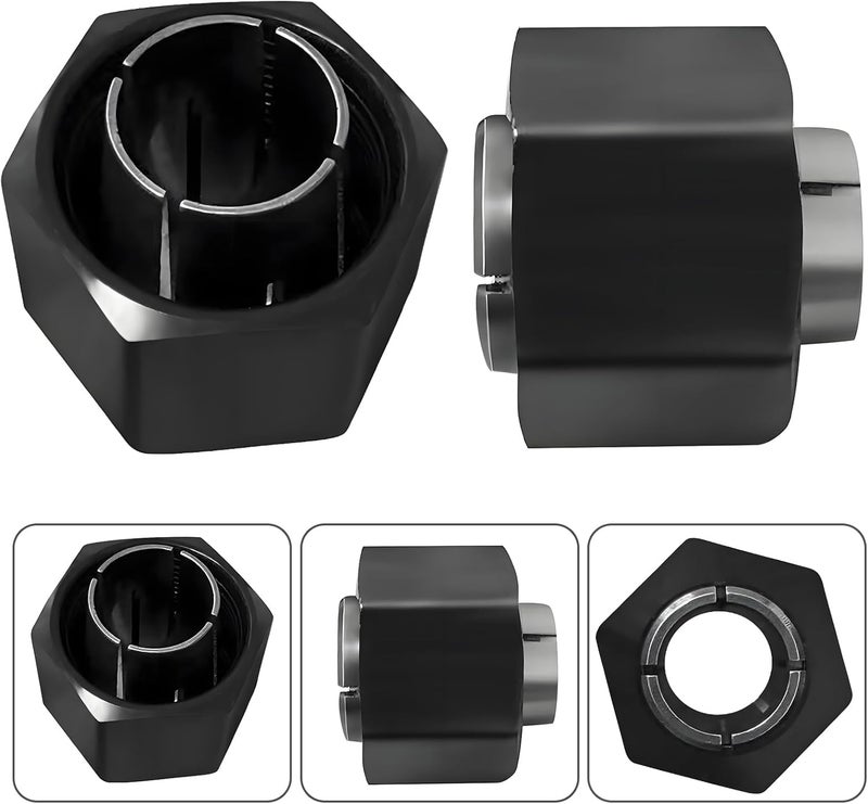 Yutacorex قضيب توصيل 1/2" لجهاز التوجيه Dewalt DW616 DW618PKB DW618 DW618B3 DW618M DW621 DW618D، يناسب جهاز Bosch 1617EVS MRF23EVS MRC23EVSK MRP23EVS 1619EVS رقم القطعة 326286-03، 2610906284، RC050DW - Image 2